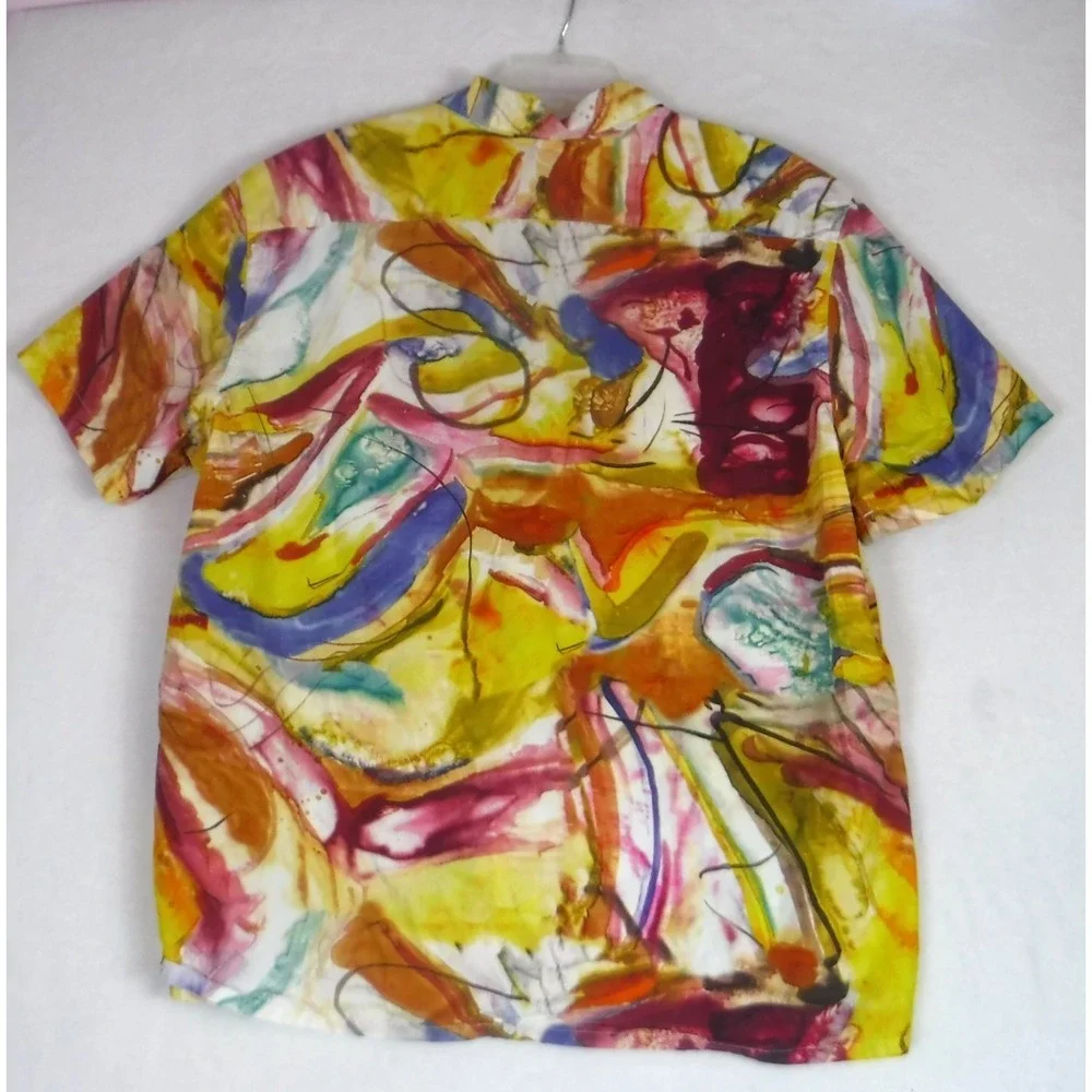 Levi's Relaxed Hawaiian‎ Short Sleeve Button Down Shirt Men's Size XL